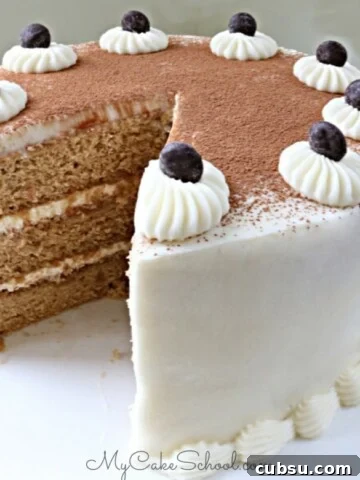 Tiramisu Layer Cake