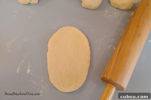 Shaping the dough