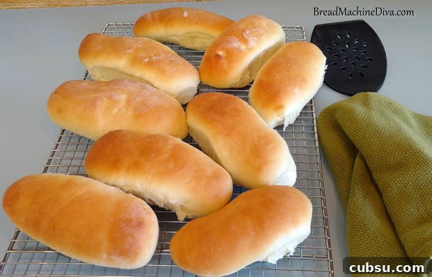 Hot Dog Buns Baked