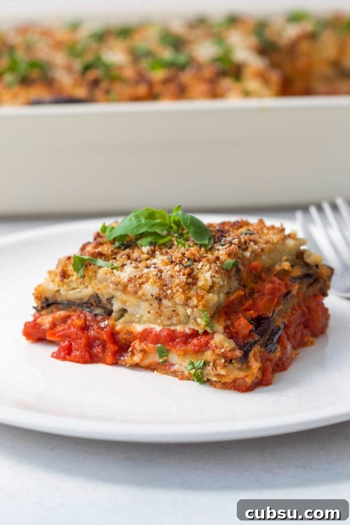 Paleo Eggplant Parmesan | Every Last Bite