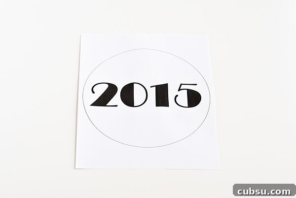 New Years Eve Sprinkle Cake - free template UPDATED for 2019! | by Carrie Sellman for TheCakeBlog.com