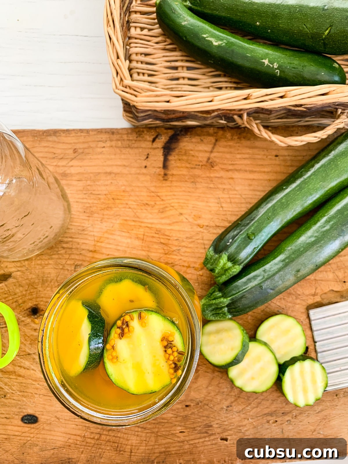 Quick Refrigerator Zucchini Pickles — No Canning Required 11 img 23256 10