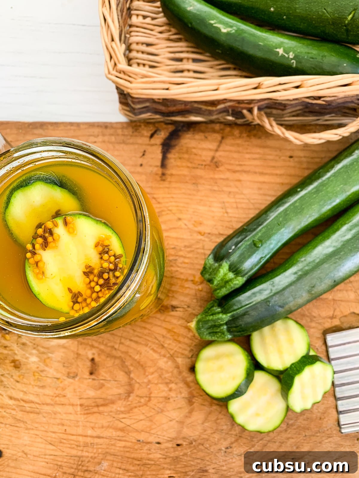 Quick Refrigerator Zucchini Pickles — No Canning Required 6 img 23256 5