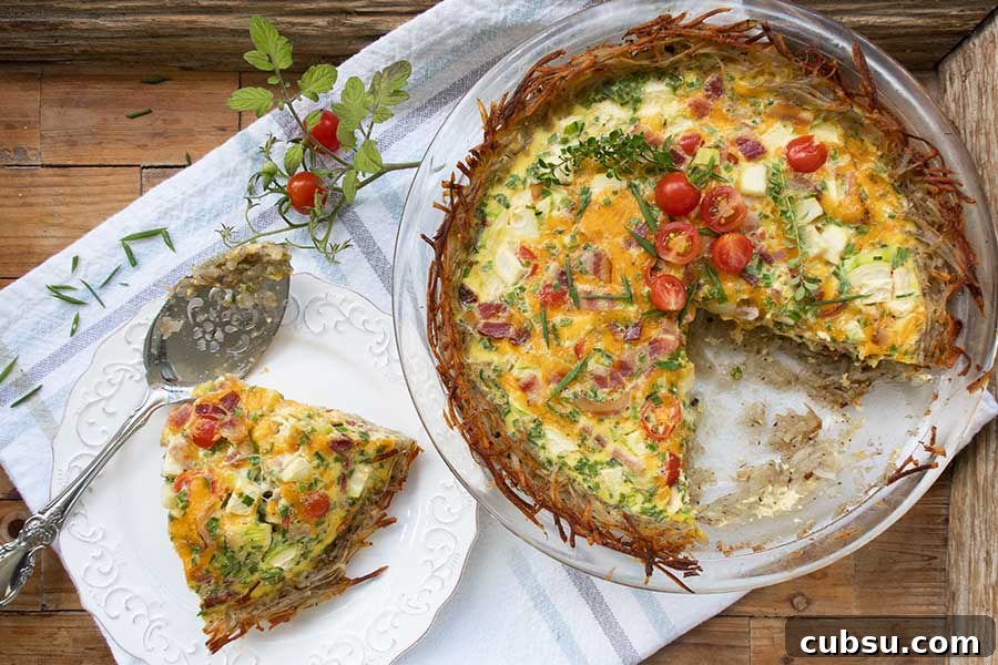 potato crusted quiche, gluten free