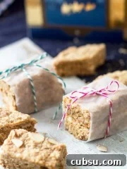 Cookie bars scattered on a table