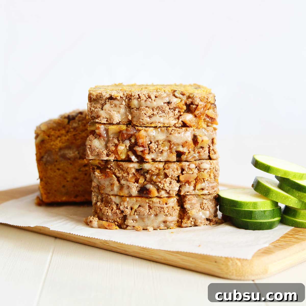 Vegan Zucchini Pumpkin Bread with Walnut Streusel Topping 3 Zucchini Pumpkin Bread with Easy Walnut Streusel Topping
