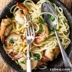 Lemon Garlic Shrimp Pasta Recipe — Zesty Weeknight Dinner 7 Lemon garlic shrimp pasta featured image.
