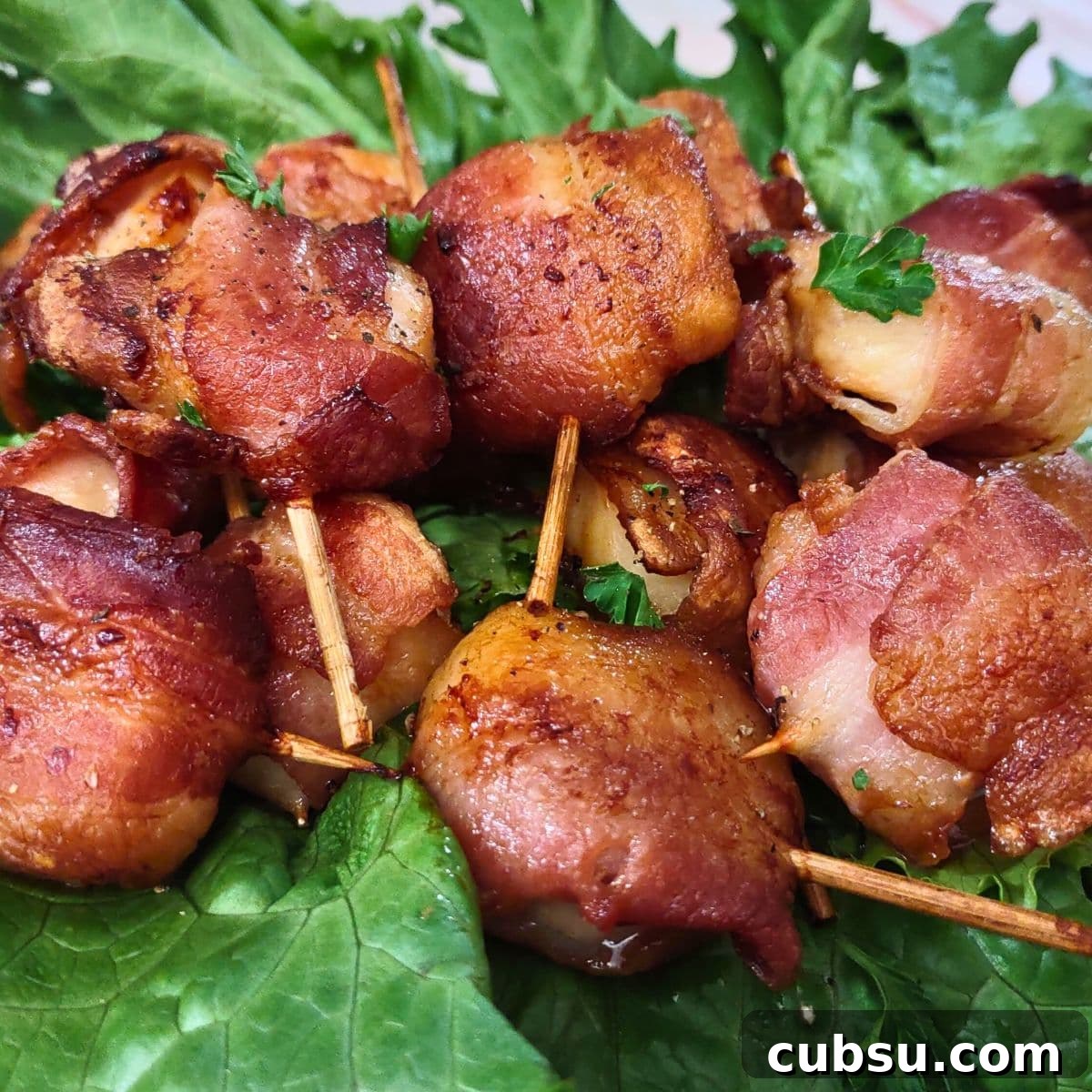 Crispy Air Fryer Turkey Bacon with Quick Sandwich Recipe 9 how to make frozen bacon wrapped scallops in the air fryer dinners done quick featured image
