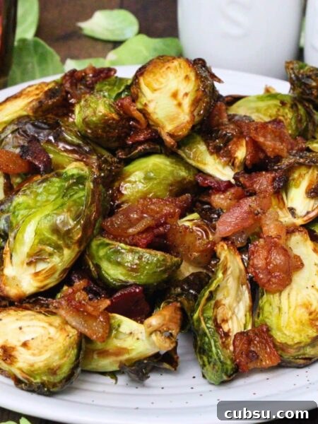 Crispy Air Fryer Turkey Bacon with Quick Sandwich Recipe 10 air fryer brussel sprouts with maple bacon dinners done quick featured image