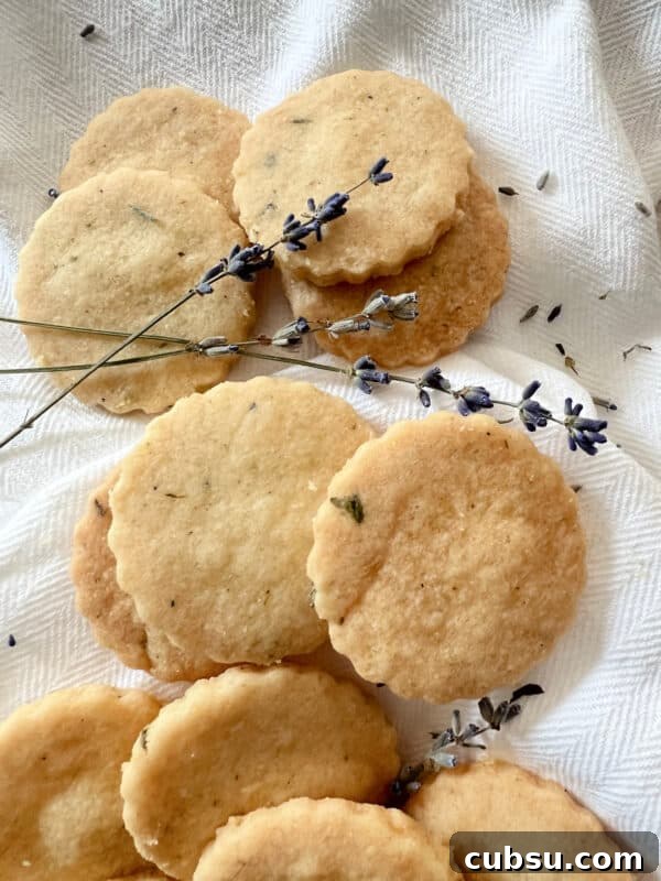Lavender Shortbread