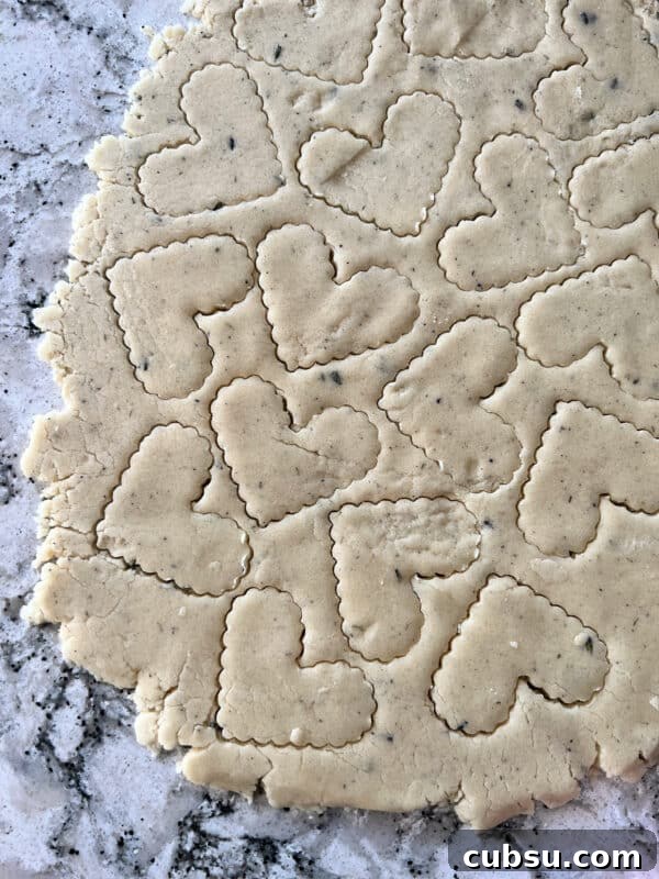 Cutting cookies