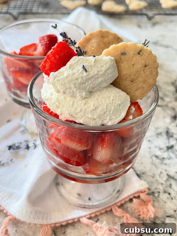 Shortbread served
