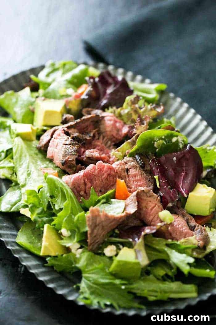 Easy Steak Salad with Lemon Vinaigrette