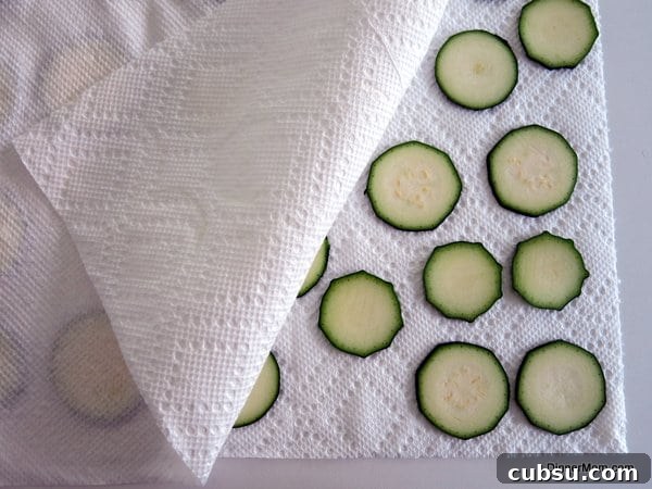 Zucchini Sliced Thin