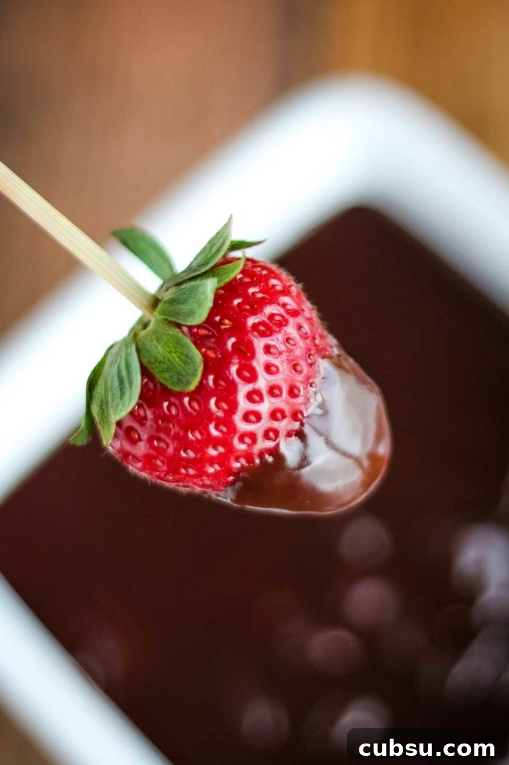 3-Ingredient Chocolate Dip