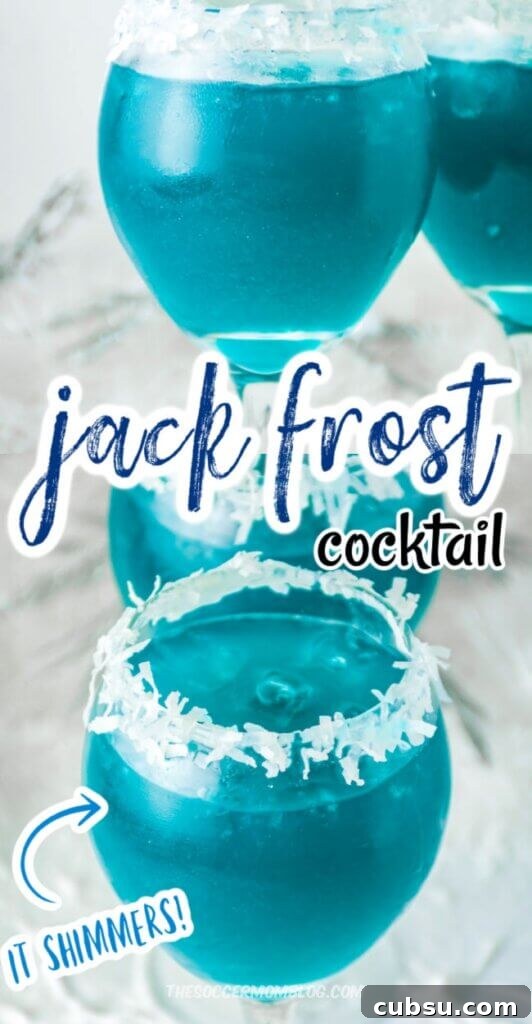 Festive Tipsy Santa Shooters Recipe for Holiday Parties 10 Jack Frost Cocktail Pin