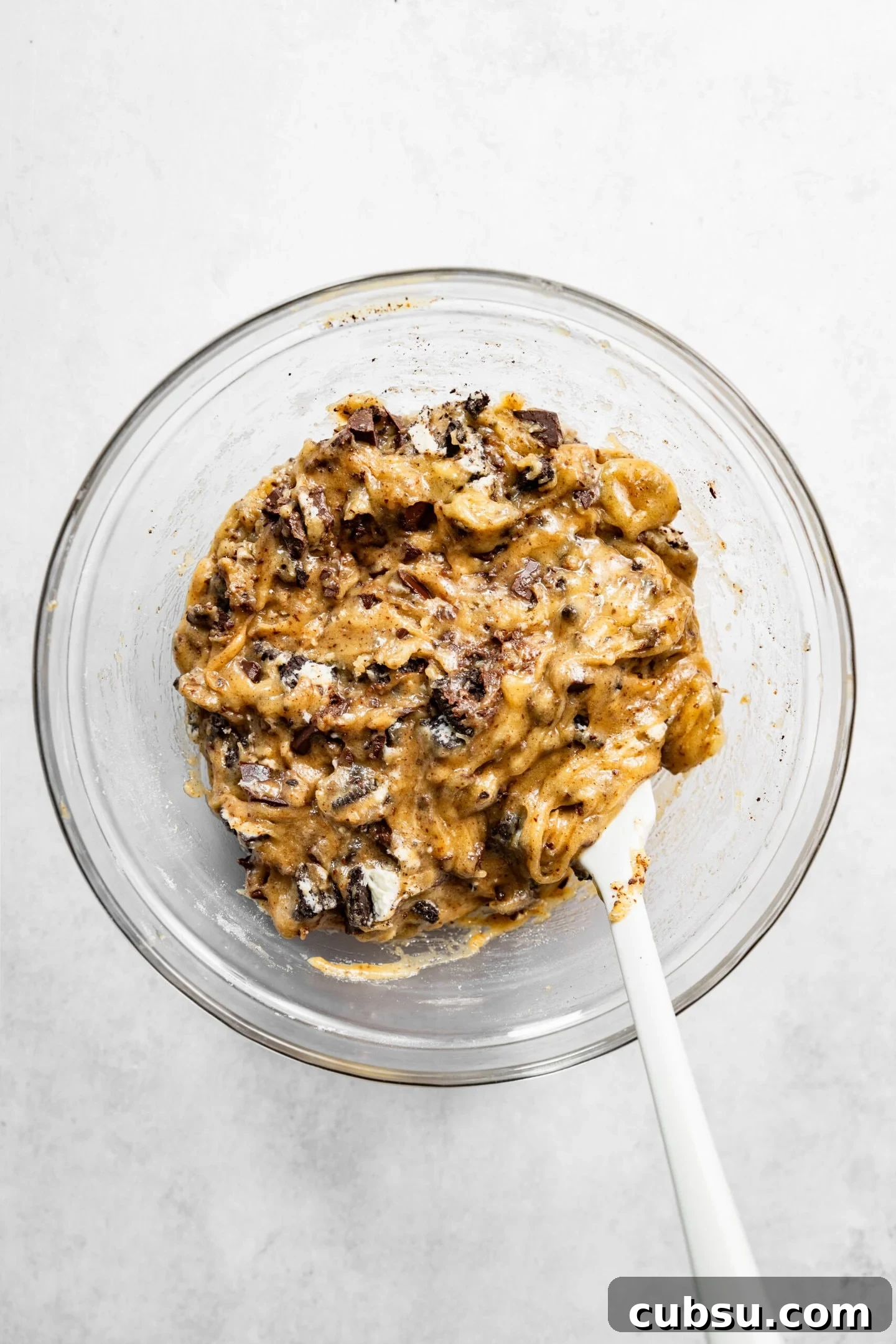 Chewy Oreo Chocolate Chip Cookies Recipe for Ultimate Indulgence 9 Fully mixed cookie dough ready to be chilled.