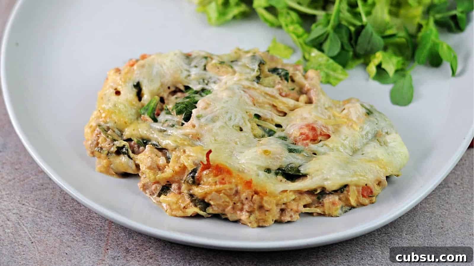 25 Comforting Casserole Recipes Everyone Will Crave 2 Spaghetti Squash Casserole with Ground Turkey and Spinach