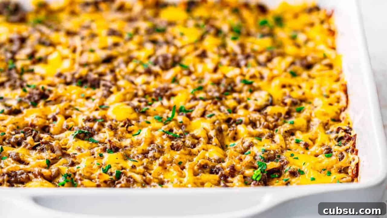 25 Comforting Casserole Recipes Everyone Will Crave 16 Hamburger Hashbrown Casserole