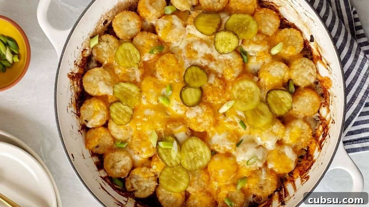 25 Comforting Casserole Recipes Everyone Will Crave 24 Cheeseburger Tater Tot Casserole