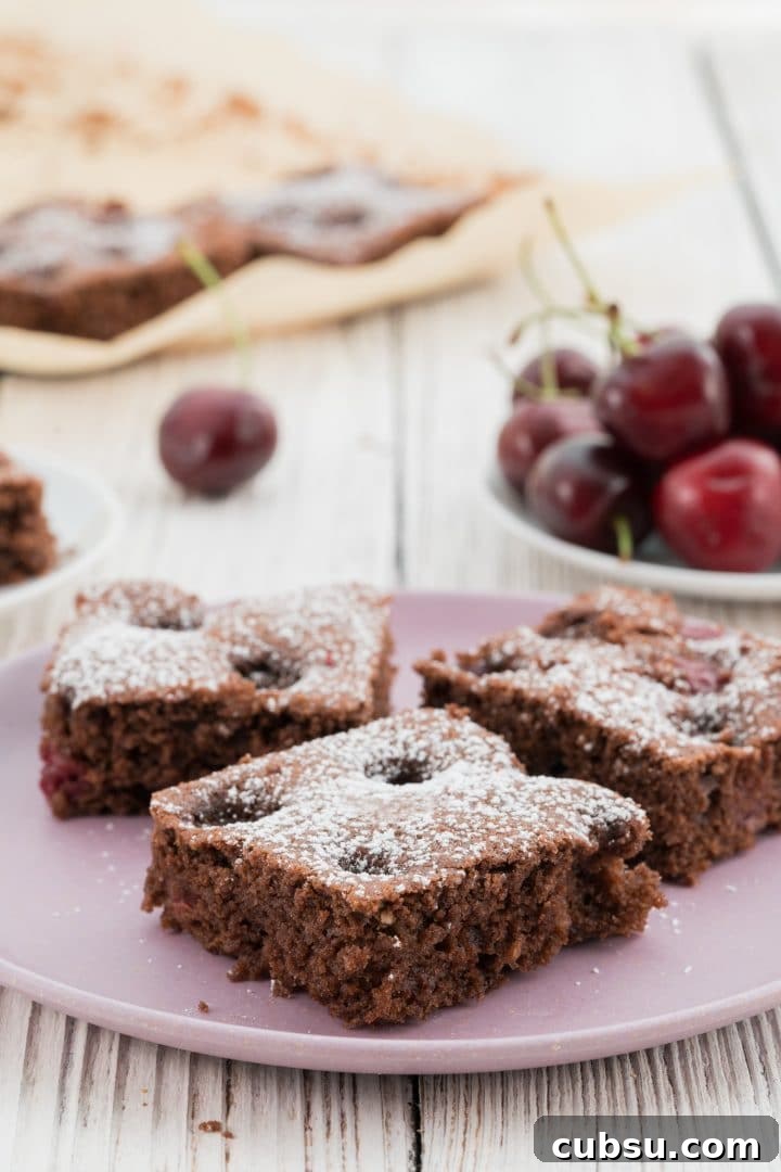 Moist Chocolate Cherry Sheet Cake Recipe 7 chocolate-cherry-cake