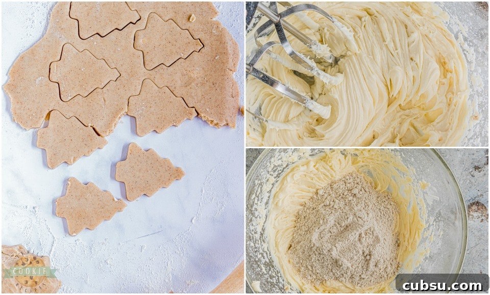how to make Spiced Christmas Shortbread Cookies
