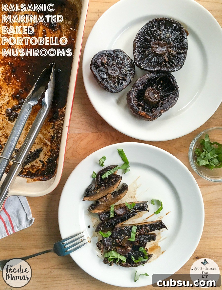 900x1176 Balsamic Marinated Baked Portobello Mushrooms FoodieMamas Lifes Little Sweets