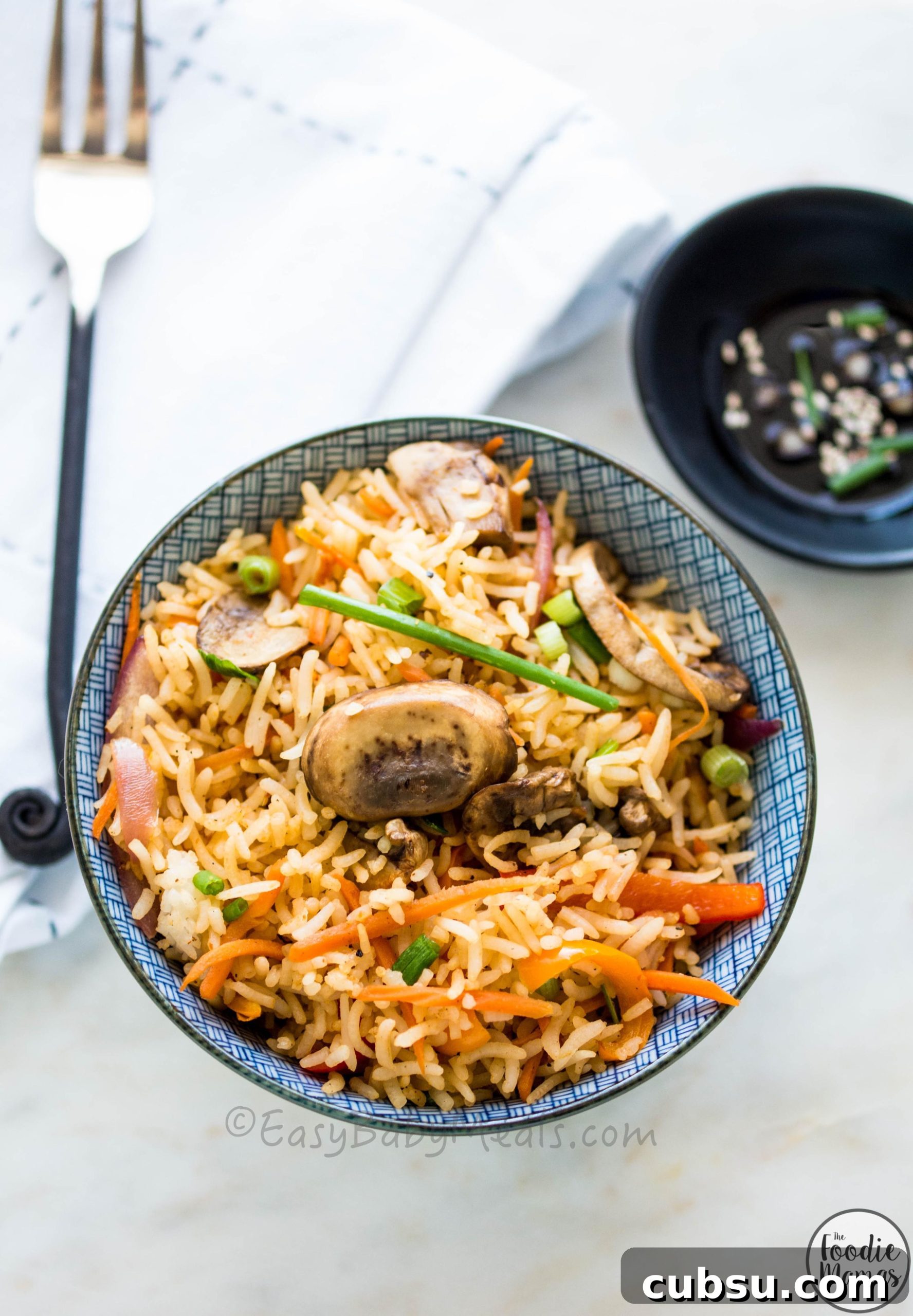 Quick Mushroom Fried Rice3