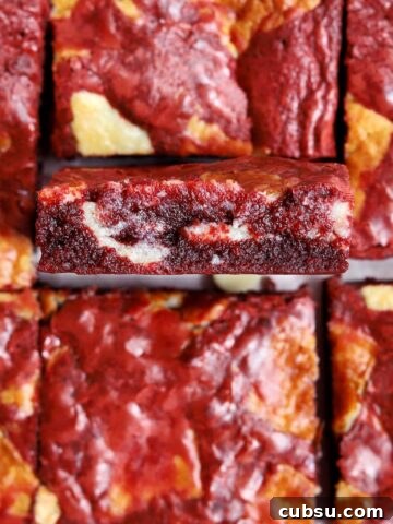 red velvet brownies