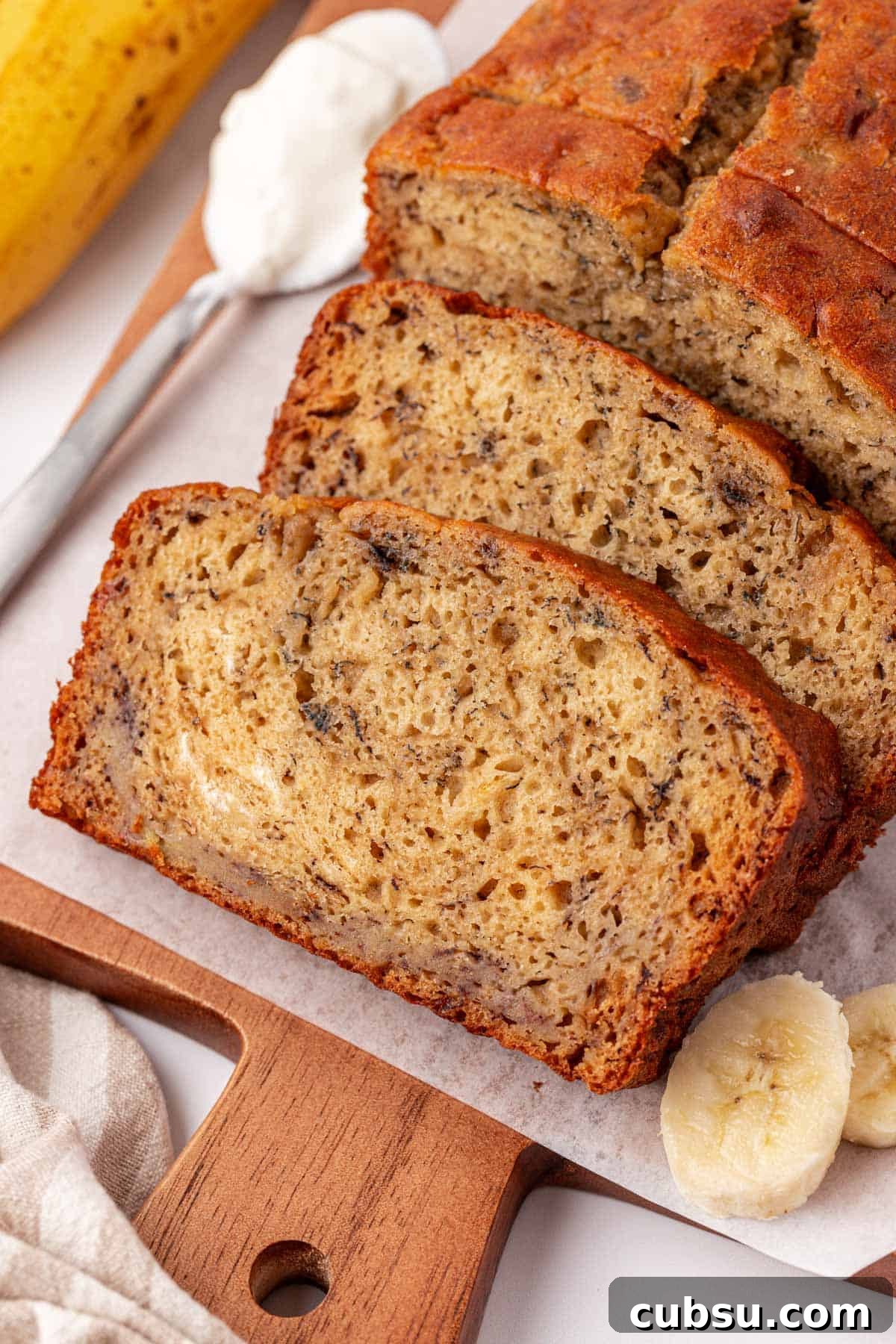 Moist Greek Yogurt Banana Bread Recipe for Tender Loaves 16 greek yogurt banana bread