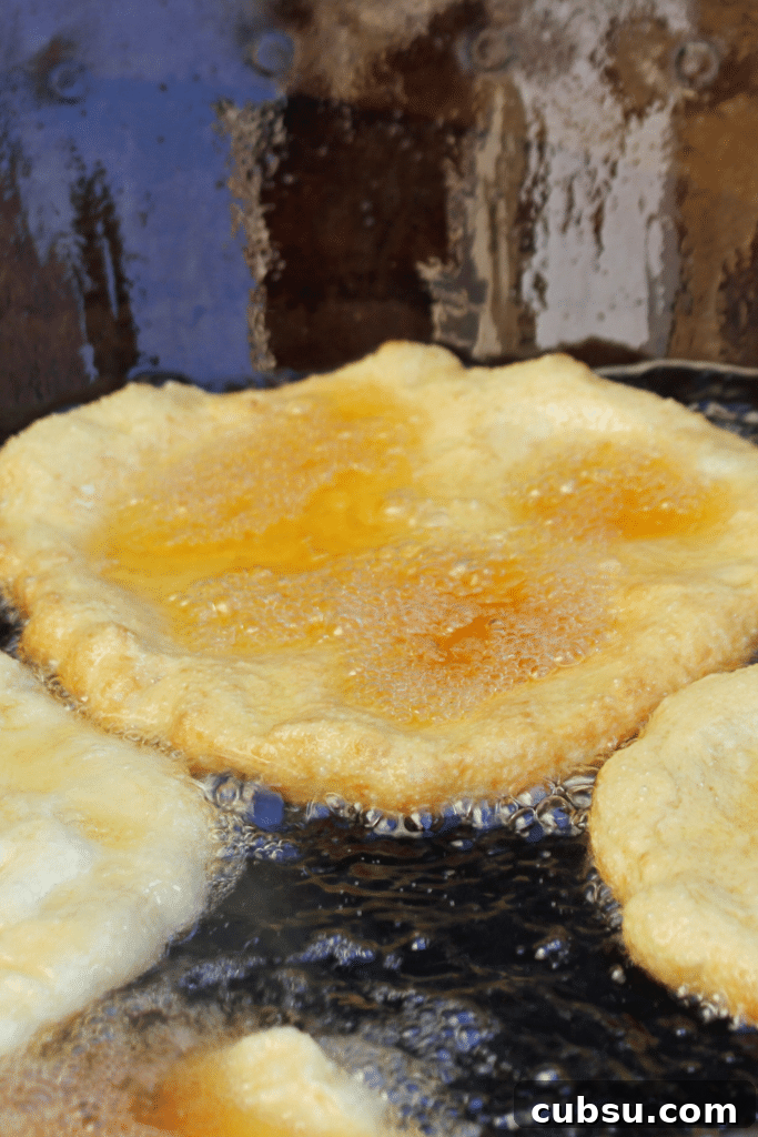 frying apple fritter recipe in cast iron skillet 
