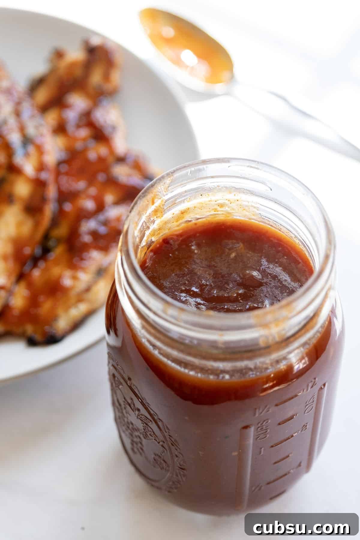 Chipotle Barbecue Sauce Recipe: Smoky, Tangy Homemade BBQ 2 chipotle bbq sauce in a mason jar