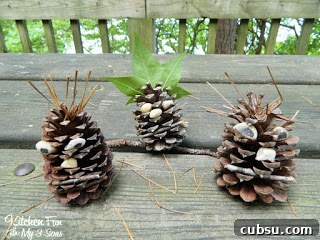 20+ Fun Camping Snacks and Meals Kids Will Love 22 Pine cone people