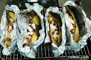 20+ Fun Camping Snacks and Meals Kids Will Love 25 Banana boats