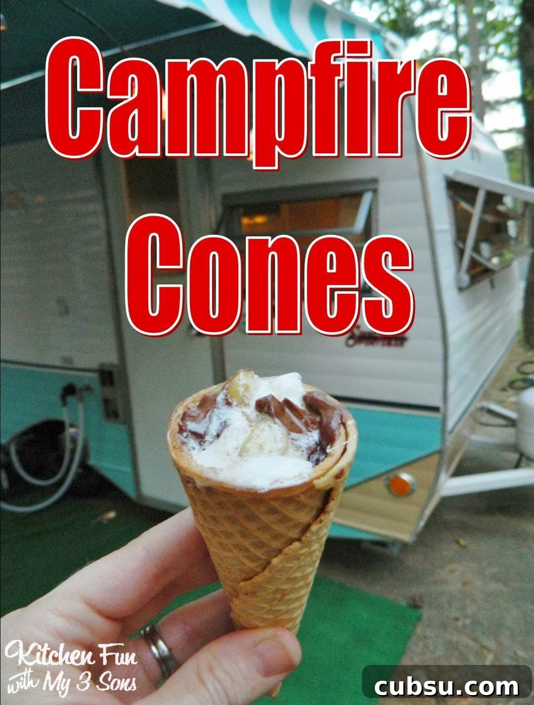 20+ Fun Camping Snacks and Meals Kids Will Love 30 Campfire Cones