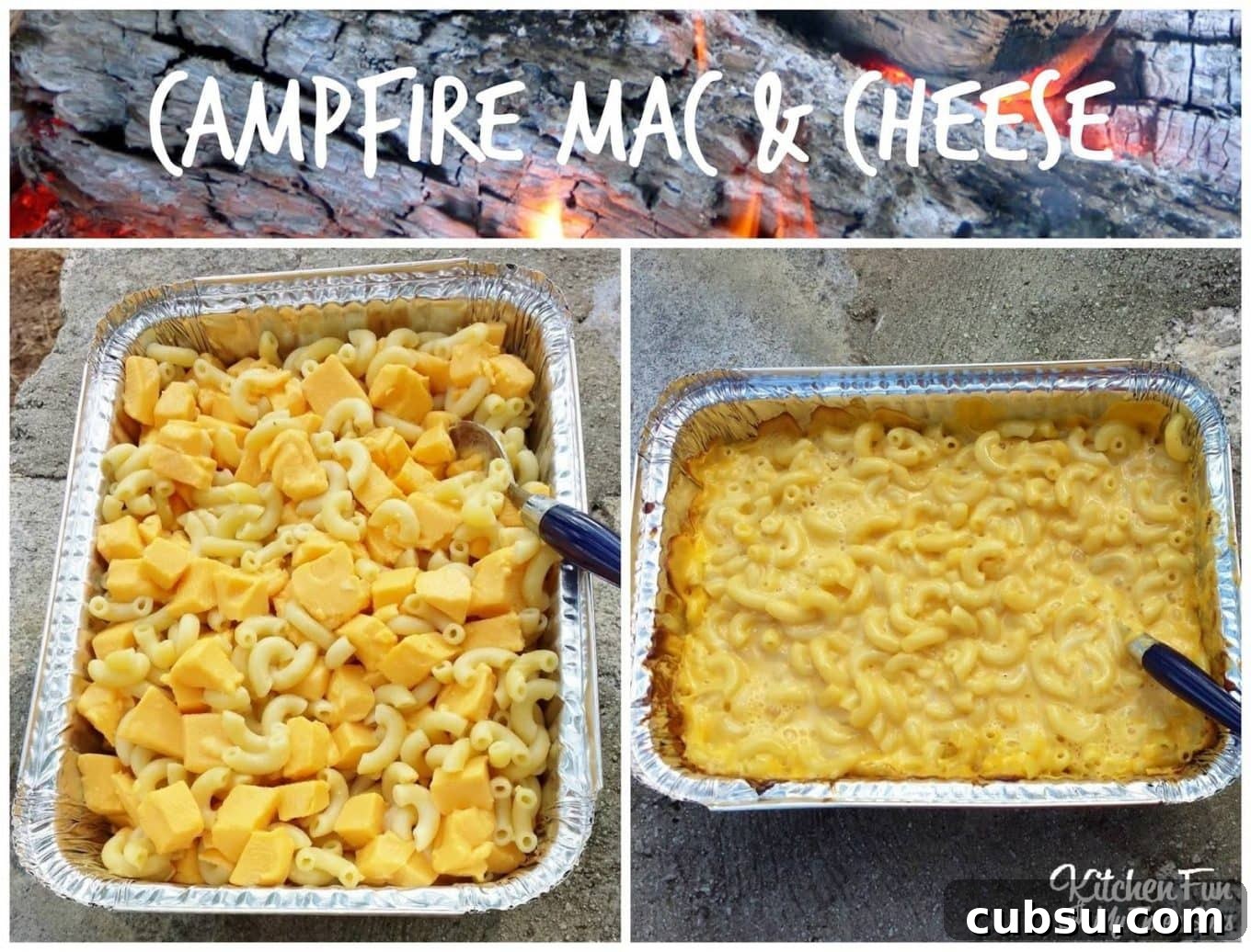 20+ Fun Camping Snacks and Meals Kids Will Love 34 Campfire Mac & Cheese