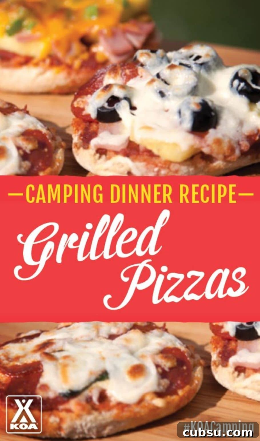 20+ Fun Camping Snacks and Meals Kids Will Love 41 Grilled Pizzas