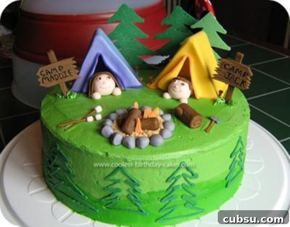 20+ Fun Camping Snacks and Meals Kids Will Love 45 Camping Cake