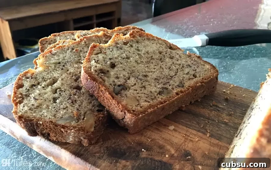 Mastering Gluten-Free Baking: How to Use Gums for Perfect Texture 2 Gluten Free Banana Bread on board