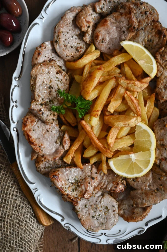 Easy and quick pan-fried pork medallions made with pork tenderloin.