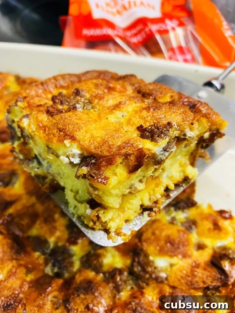 Savory Breakfast Pigs in a Blanket Recipe for Busy Mornings 13 King's Hawaiian Maple Breakfast Casserole