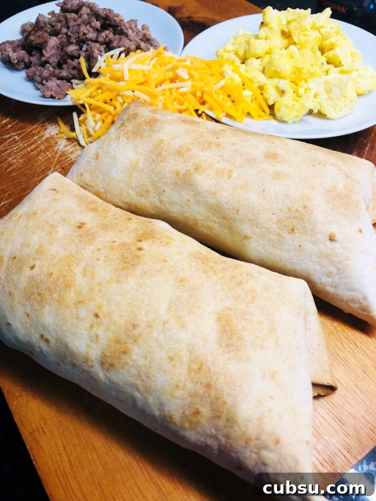 Savory Breakfast Pigs in a Blanket Recipe for Busy Mornings 14 Air Fryer Breakfast Burritos