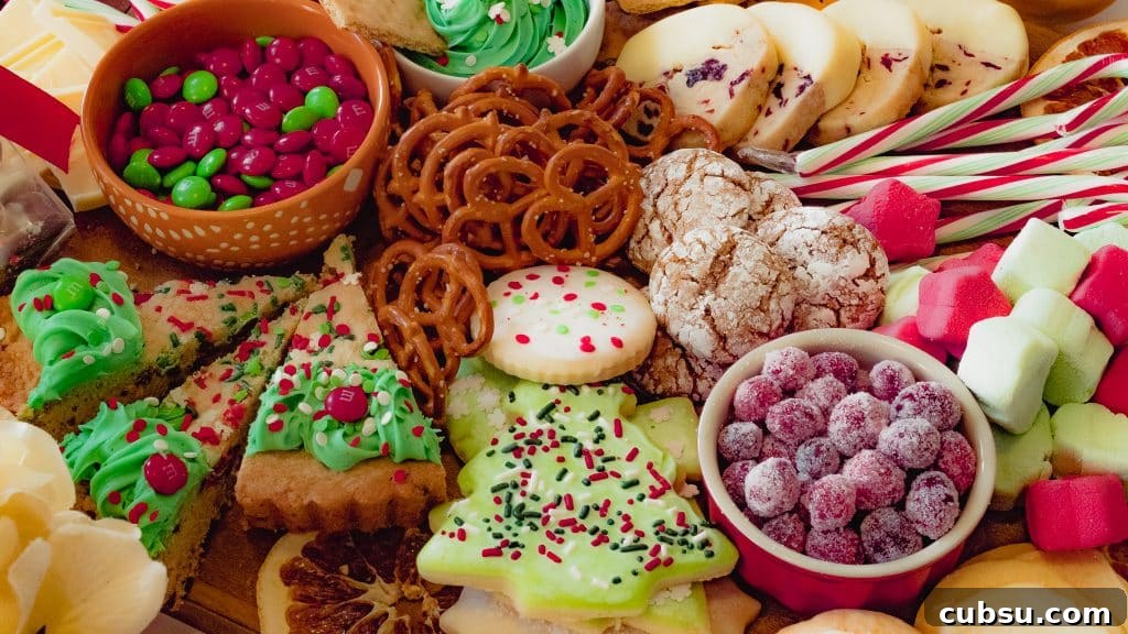 Christmas Candy Charcuterie Board