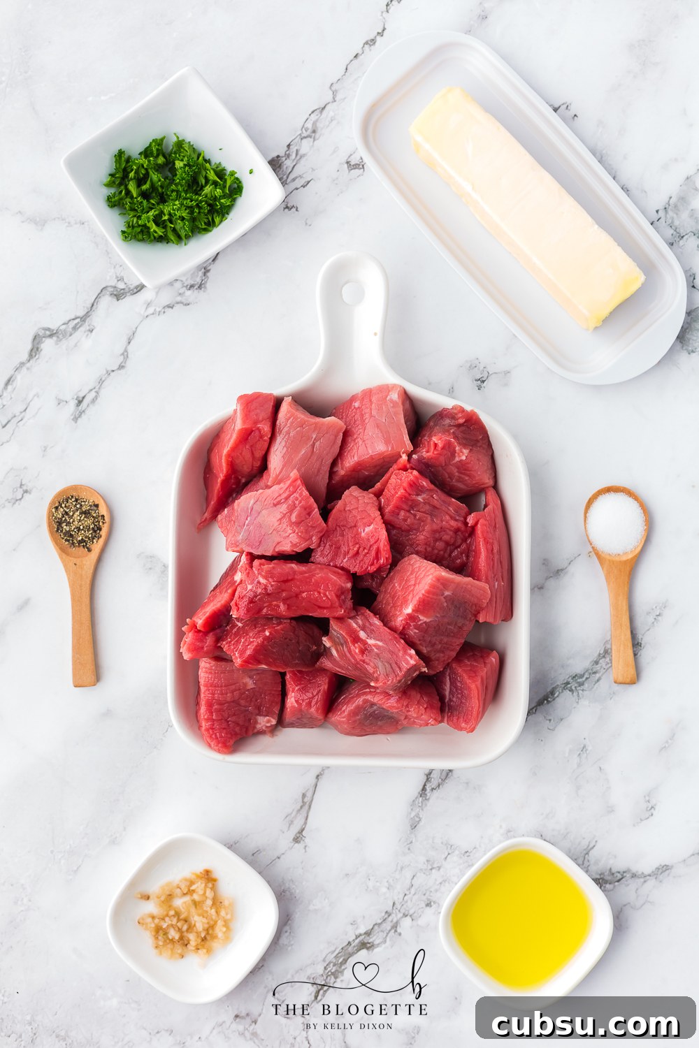 Garlic Butter Steak Bites Recipe: Tender Seared Beef with Herb Sauce 4 Ingredients