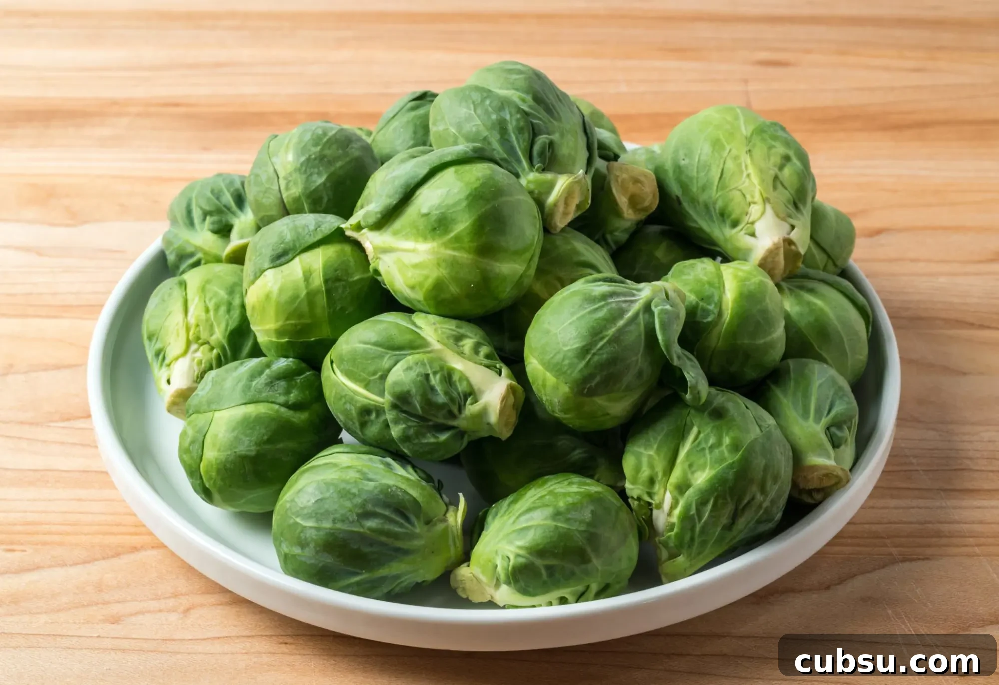 Raw sprouts on board