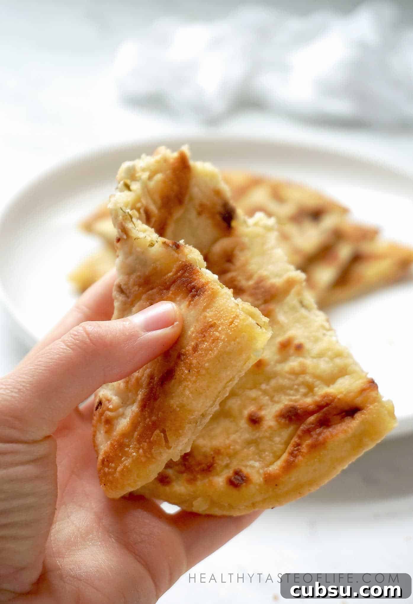 Stuffed Flatbreads: Potato, Cheese & Sour Cherry Recipes 5 stuffed flatbread recipe with cheese filling