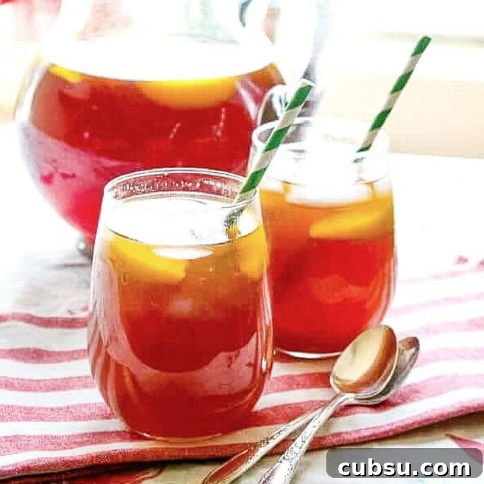 Weekly Meal Plan: Sept 3–9, 2024 – 7-Day Dinners & Prep Guide 16 a closeup of a glass of peach tea.