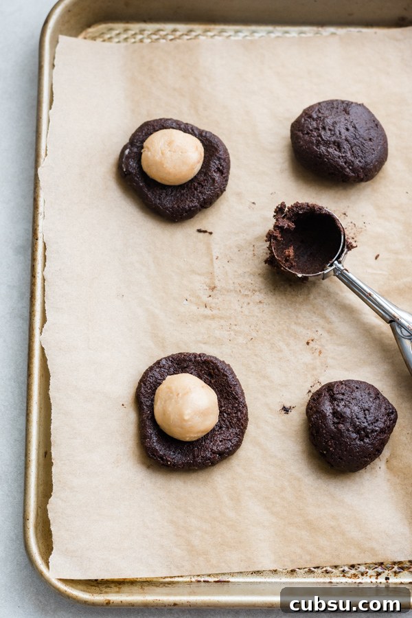 Cookie dough on a pan Cookie dough on a pan
