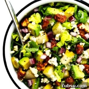 Pear Salad with Gorgonzola and Candied Walnuts