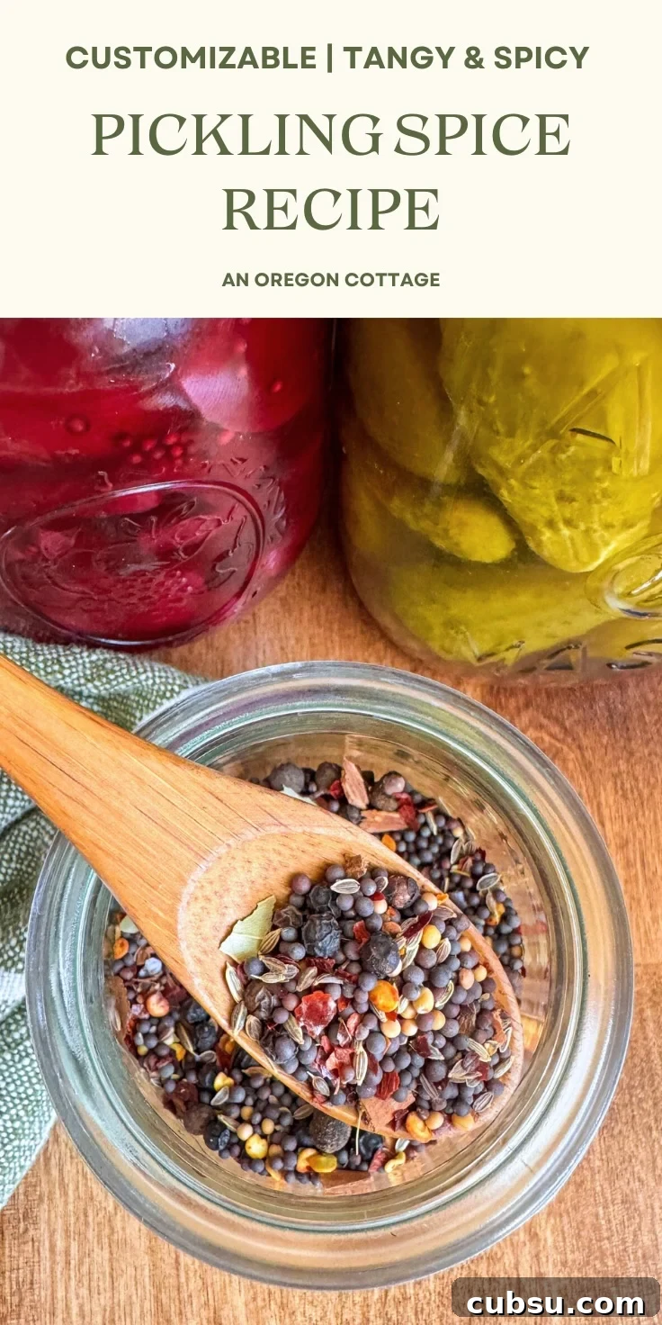 Customizable Pickling Spice Blend Recipe for Every Jar 8 pickling spice recipe Pinterest image